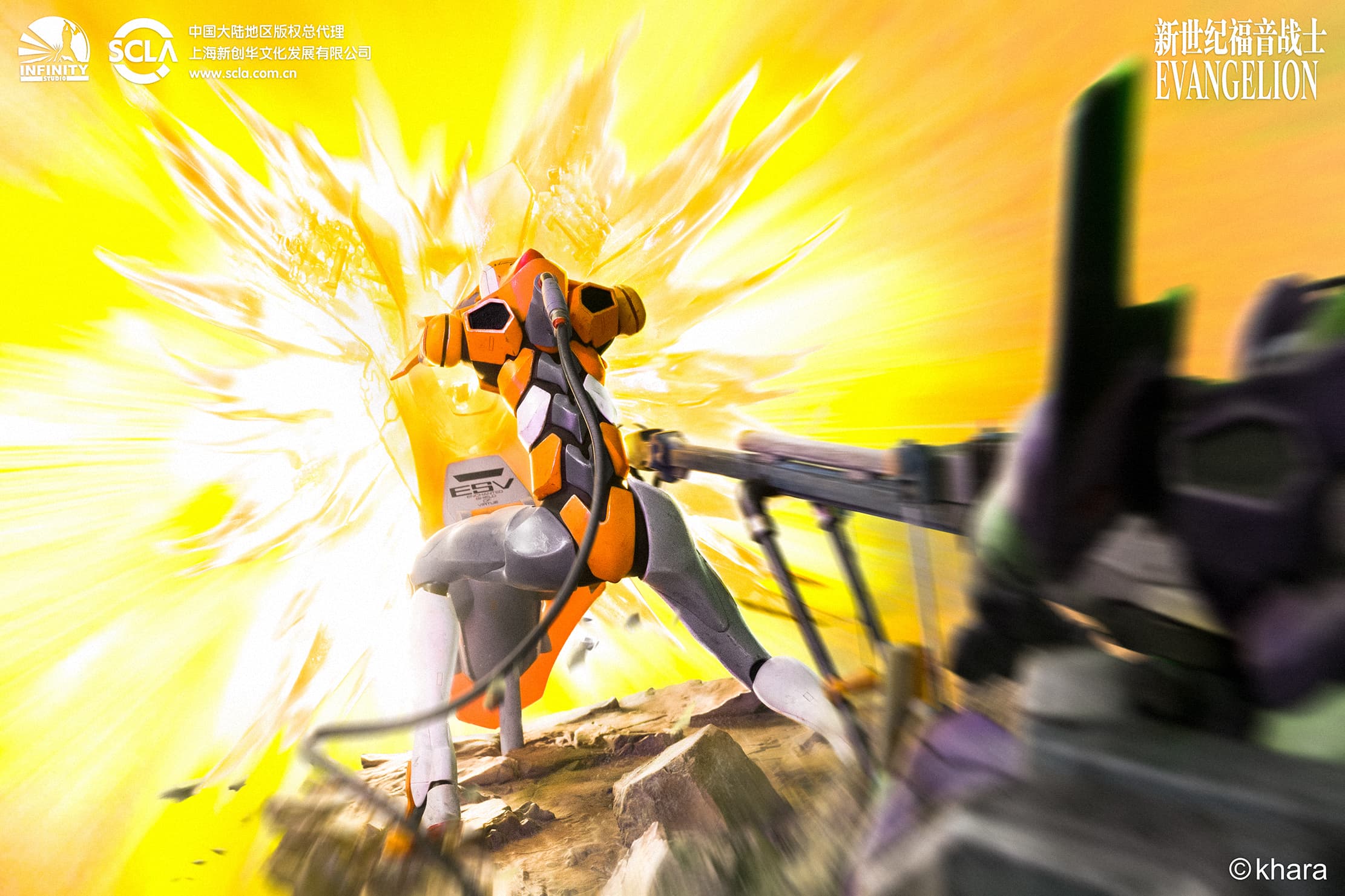 开天工作室eva新剧场版零号机雕像